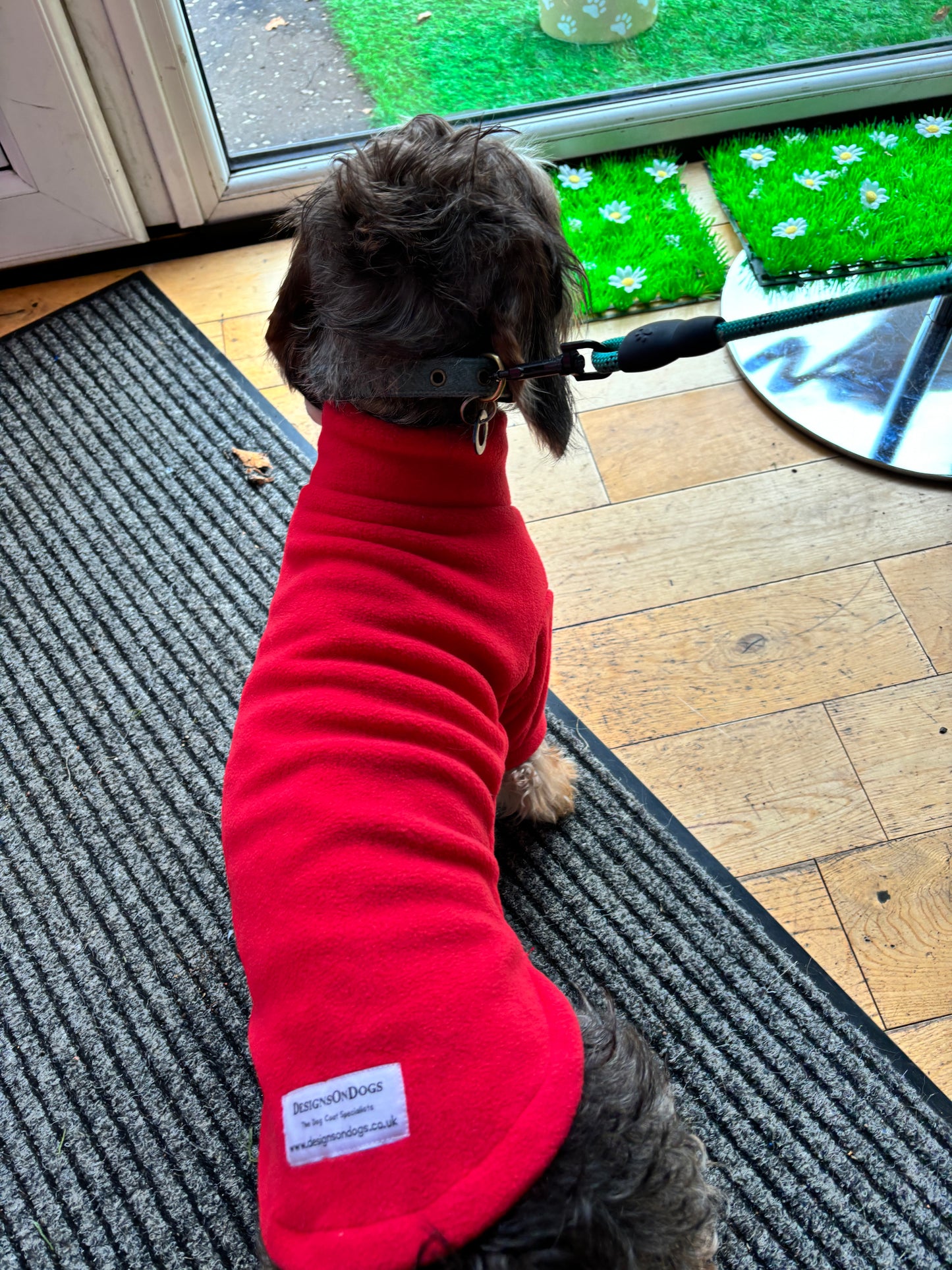 Dog Fleece Jumper with Zipper, Front Legs