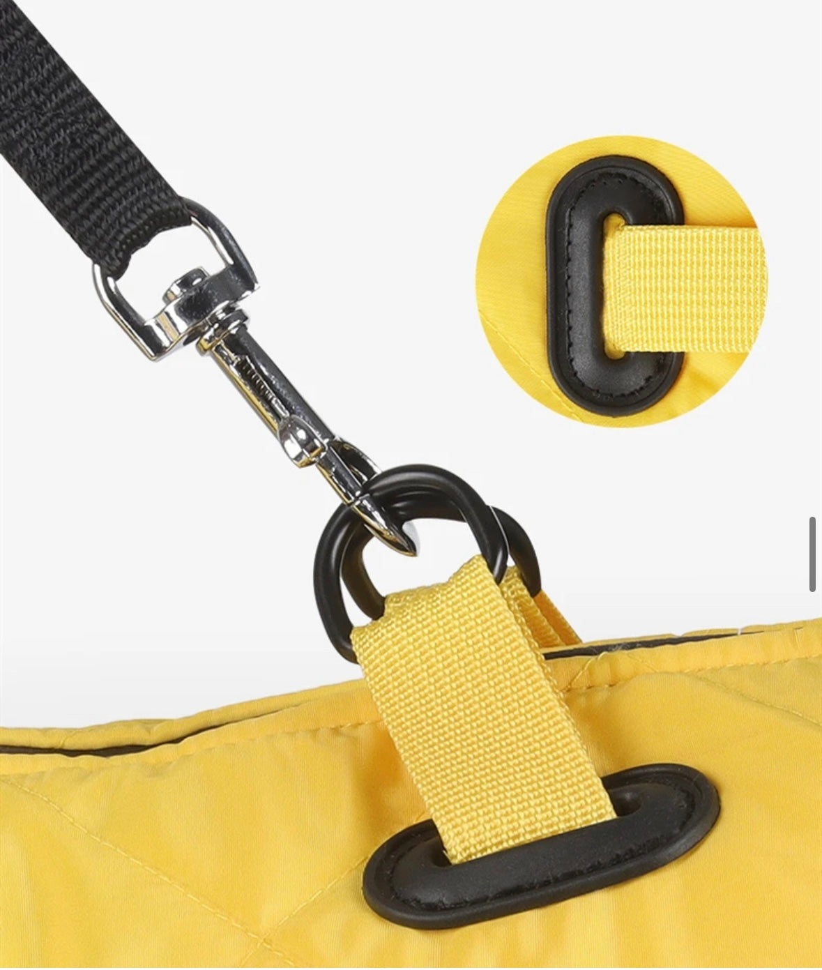 Quilted Rainsuit - No Matting. Integrated Harness